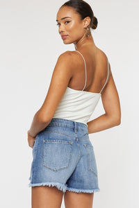 High Rise Mom Denim Shorts