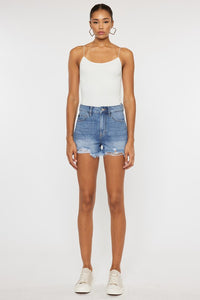 High Rise Mom Denim Shorts