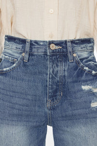 Ultra High-Rise Distressed 90s Flare