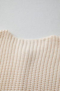 SPRING Textured Knit Buttoned Sweater Vest