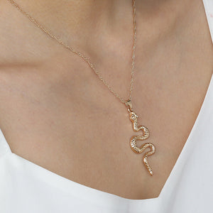 Gold Snake necklace