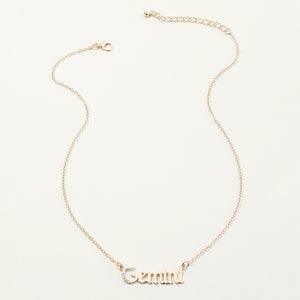 Fashion Twelve Constellation Necklace