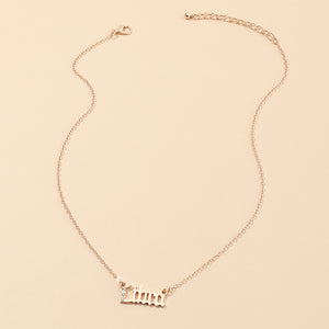 Fashion Twelve Constellation Necklace